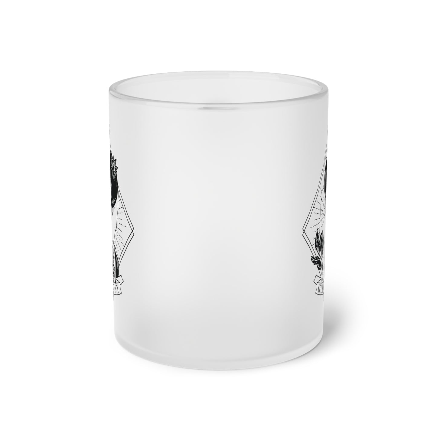 Gluttony Frosted Glass Mug