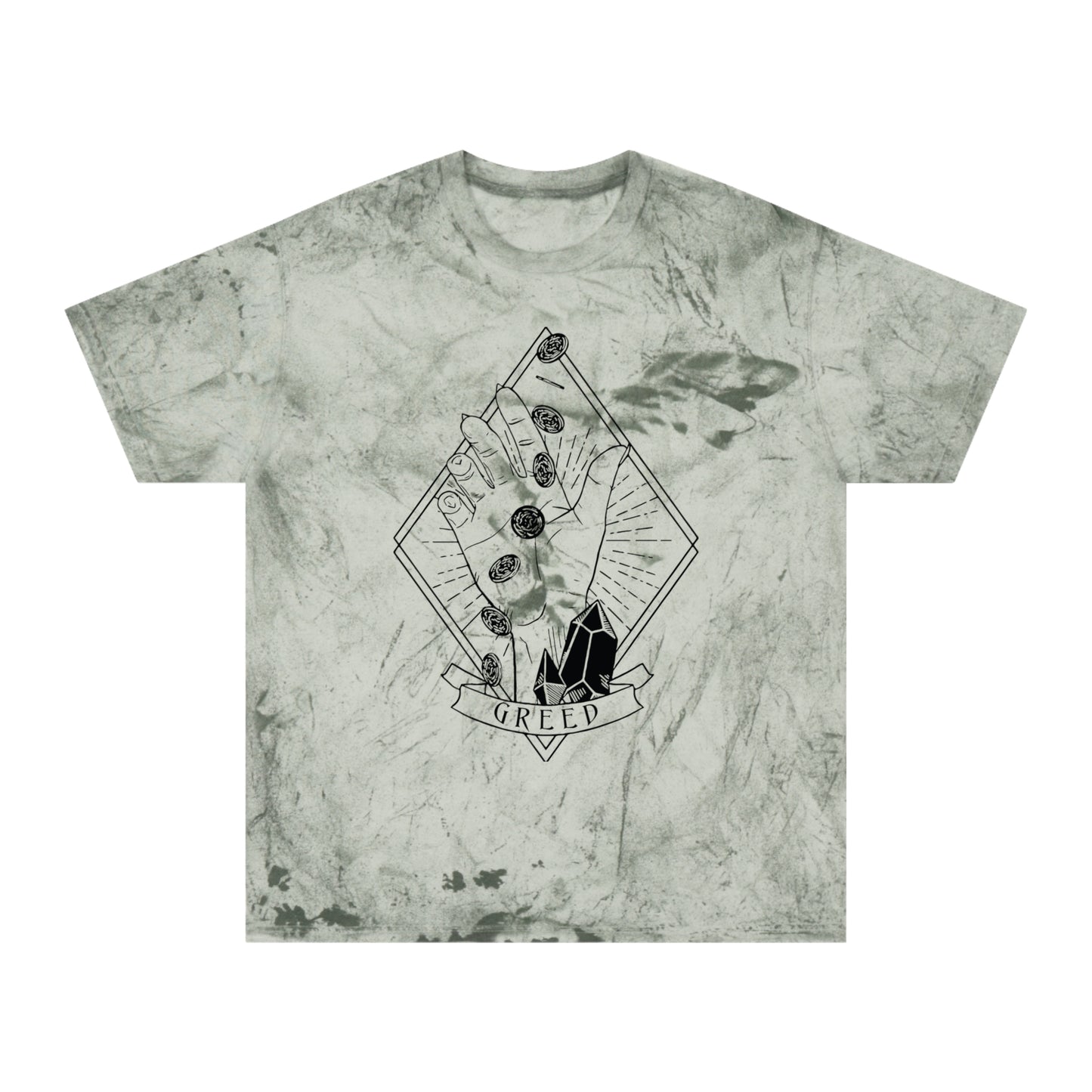 Greed Unisex Color Blast T-Shirt