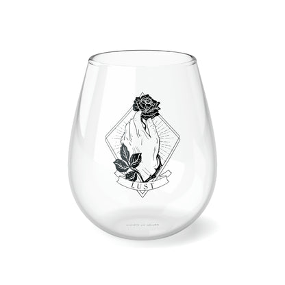 Lust Stemless Wine Glass, 11.75oz