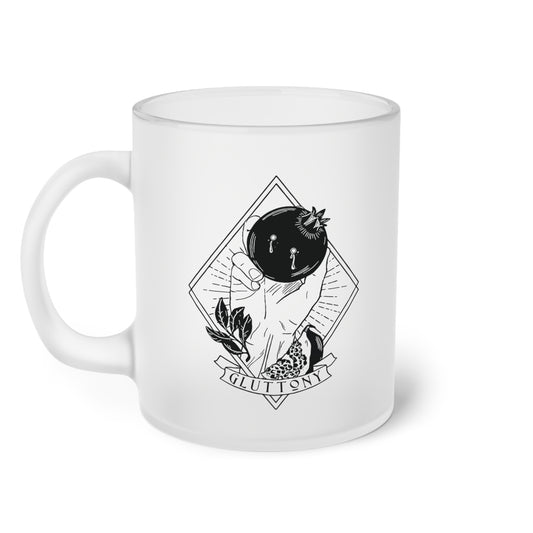 Gluttony Frosted Glass Mug