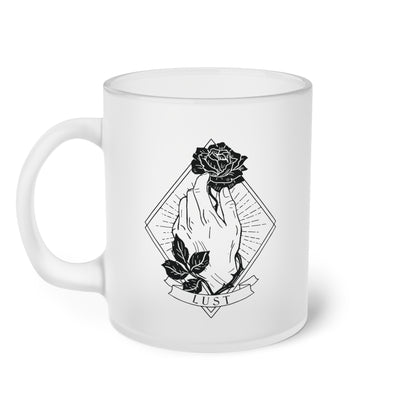 Lust Frosted Glass Mug