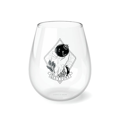 Gluttony Stemless Wine Glass, 11.75oz